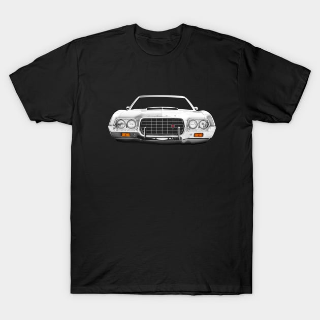 Ford Gran Torino - black T-Shirt by mal_photography